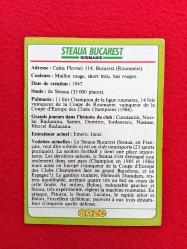Steaua Bucarest - Onze Mondial Football Collection Photo Card Team - Les Plus Grands Clubs Du Monde - 14X10 cm - Futbol Koleksiyon Fotokart - Steau Bükreş, Hagi