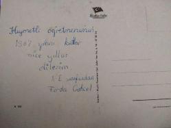 TATLI BEBEK KARTPOSTALI,ARKASINA YAZILMIŞ,RENKLİ, 11 X 15 CM EBADINDA