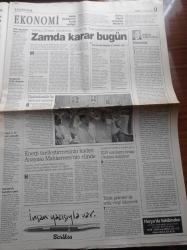 Yeni Yüzyıl Gazetesi - 10 Temmuz 1998 - Mısır Çarşısında Patlama 7 Ölü - Mısır Çarşısından Notlar Kopan Bacaklar Acı Çığlıklar - Mısır Çarşısında Taksiciler Ceset Taşıdı - Ahmet Altan - Monica Lewinsky - İzmir'de Korkutan Deprem - Hakan Ural - Sibel Can - Bora Küçükberber