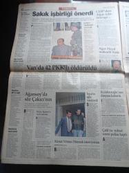 Yeni Yüzyıl Gazetesi - 15 Ekim 1998 - Kandil Eylemi Fazilet Partisi'ni Korkuttu -  Recai Kutan - Şemdin Sakık - Melih Gökçek'in Dosyası Valilikte - Genelkurmay'dan Türban İçin Sert  Yanıt - Yeni Patrik Mutafyan -  Van'da 42 PKK'lı Öldürüldü - Serdar Ortaç Mamak Cezaevinde -  Raj Kapoor