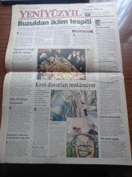 Yeni Yüzyıl Gazetesi - 15 Ekim 1998 - Kandil Eylemi Fazilet Partisi'ni Korkuttu -  Recai Kutan - Şemdin Sakık - Melih Gökçek'in Dosyası Valilikte - Genelkurmay'dan Türban İçin Sert  Yanıt - Yeni Patrik Mutafyan -  Van'da 42 PKK'lı Öldürüldü - Serdar Ortaç Mamak Cezaevinde -  Raj Kapoor
