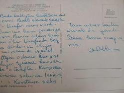 ŞEHİR KARTPOSTALI-ALMANYA/MEERSBURG KLİNİK GÜNDÜZ GÖRÜNTÜSÜ,ARKASINA YAZILMIŞ,RENKLİ, 11 X 15 CM EBADINDA - 1950'LER, 1960'LAR, 1970'LER, 1980'LER