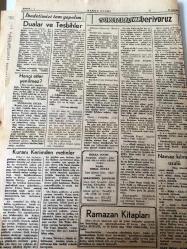 İSTANBUL HAKKA DOĞRU GAZETESİ YEREL TAŞRA BASINI  TANRIM  ULU IRKIM YÜCE,DİNİM HAK  -ÜLKÜM YURDA EDEBİ HÜR YAŞAMAK -- 26 Ağustos  1948 Sayı :78- Dinsiz Ahlak  Olmayacağını  Yine Anlaşıldı -- İslamiyet hak dini  olarak   kabul  eden  Hristiyanlar  yazan : Esat Sezai Sünbüllük - Amerika  da ahlakın  düzeltilmesi vazifesi kiliselere  verildi - Hangi Etler  Yenilmez ?-Şeriat hükümleri ve temizlik -- Şaşma Doğrudan  :Necati  Karabacak -İslamiyet 'in Tarihçesi  Enver Tunçalp  -Eshabıkehf ve Zülkarneyn  Hikayesi --Dualar  ve Tesbihler --