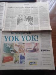 Cumhuriyet Gazetesi - 3 Kasım 1998 - Susurluk Karanlıkta - Devlet Kirli İlişkileri Biliyordu - Anadolu Federe İslam Devleti Örgütü Uçakla Anıtkabir'e Saldıracaktı - Sedat Bucak - Hüseyin Kocadağ -  Abdullah Çatlı - Erol Evcil Ve Gülay AslıTürk İngilteref