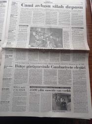 Cumhuriyet Gazetesi - 3 Kasım 1998 - Susurluk Karanlıkta - Devlet Kirli İlişkileri Biliyordu - Anadolu Federe İslam Devleti Örgütü Uçakla Anıtkabir'e Saldıracaktı - Sedat Bucak - Hüseyin Kocadağ -  Abdullah Çatlı - Erol Evcil Ve Gülay AslıTürk İngilteref