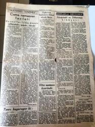 İSTANBUL HAKKA DOĞRU GAZETESİ YEREL TAŞRA BASINI  TANRIM  ULU IRKIM YÜCE,DİNİM HAK  -ÜLKÜM YURDA EDEBİ HÜR YAŞAMAK --30 Eylül 1948 Sayı :83 --Hayat ve Ölüm İçin Allah emri - Vifır  namazı üzerinde - Uydurma  hadislere  dikkat etmek  lazımdır -Kuranı Kerim den Metinler  : İbrahim Suresinin  Tam Meali Şerifi  :Enver Tunçalp  Cuma namazının  fazileti  --Eshabıkahf  ve  Zülkarneyn Hikayesi - Mümin  korumalı nefsini kirden ağzını küfürden , gönlü  kibirden -