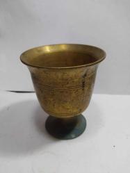 Antika - RF42----ESKİ PİRİNÇ DEKORLU AHŞAP TAVŞAN BİBLO - kitantik - kitaLog