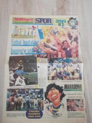 Milliyet spor gazetesi ispanya 82 Maradona matthaus dassaev