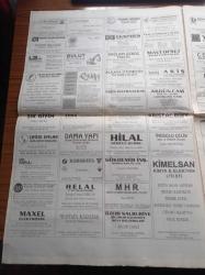 Yeni Şafak Gazetesi Mevlid Kandili Tebrik Eki - 1998 - Halk Ulaşım - İETT - İSFALT - Mavi Ofset - Kimelsan - Emin Kitapevi - Yıldız Elektrik - Nida Tekstil - Zeyrek Giyim - Hotel Demircan - Tekbir Gümüş - Akabe Makina Sanayi - Hasanoğlu Süpermarket - Sena Sultan Kliniği - Arsal Turistik Eşya İmalathanesi -  Bağcılar Belediye Başkanı Avukat Feyzullah Kıyıklık