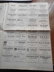 Yeni Şafak Gazetesi Mevlid Kandili Tebrik Eki - 1998 - Halk Ulaşım - İETT - İSFALT - Mavi Ofset - Kimelsan - Emin Kitapevi - Yıldız Elektrik - Nida Tekstil - Zeyrek Giyim - Hotel Demircan - Tekbir Gümüş - Akabe Makina Sanayi - Hasanoğlu Süpermarket - Sena Sultan Kliniği - Arsal Turistik Eşya İmalathanesi -  Bağcılar Belediye Başkanı Avukat Feyzullah Kıyıklık