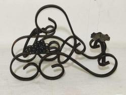 13302-ÇOK ŞAHANE FERFORJE MUMLUK+ŞARAPLIK