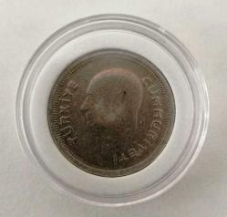 1936 GÜMÜŞ 25 KURUŞ ORİJİNAL NADİR  RESİMDEKİ ÜRÜN GÖNDERİLECEKTİR(308)