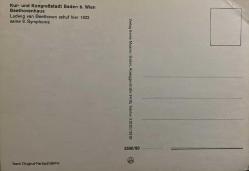 ŞEHİR KARTPOSTALI-AVUSTURYA/BADEN BEETHOVEN EVİ GÖRÜNTÜSÜ,ARKASINA YAZILMAMIŞ, RENKLİ, 11 X 15 CM EBADINDA-1950'LER, 1960'LAR, 1970'LER, 1980'LER