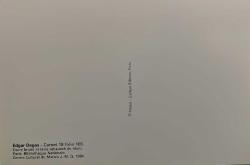 SANAT KARTPOSTALI-EDGAR DEGAS'IN KALİTELİ MÜREKKEP İLE ÇİZİLMİŞ RESMİ,ARKASINA YAZILMAMIŞ, RENKLİ