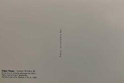 SANAT KARTPOSTALI-EDGAR DEGAS'IN KALİTELİ MÜREKKEP İLE ÇİZİLMİŞ RESMİ,ARKASINA YAZILMAMIŞ, RENKLİ