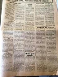 ANKARA GÜVEN GAZETESİ YEREL TAŞRA BASINI --24 Ekim 1950 Yıl :2 --Türk  kıtaları Kore de çeteleri temizliyor -- Memurların tayin  işlerinde  yapılan  hatalar -  Bevin  İngilizlerin Mısır dan Çekilmeyeceklerini Söyledi --Nepel İsyanı --Birleşmiş milletler  üyesi 60 devletten  ancak  39 Kore harbine iştirak etti--Paşabahçe şişe  fabrikasını Almanlar  idare edecek -Hindistan , Jüri  ihracat  resmini 750 rupiden  1500 rupiye çıkardı - Karaköy geçidi  - Pakistan -Afganistan  gerginliği -Türkiye pamuk  istihsali -- Gazetecilik  enstitüsü - İngiltere 'nin dış ticareti--Borsa ve Piyasa  Haberleri