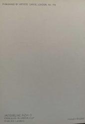 SANAT KARTPOSTALI-JACQUELINE RIZVI'NİN YEŞİL KUPADA ÇİÇEKLER RESMİ,ARKASINA YAZILMAMIŞ, RENKLİ