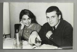 1967 SELMA GÜNERİ VE KOCASI YUSUF SEZGİN ORİJİNAL FOTOĞRAF...