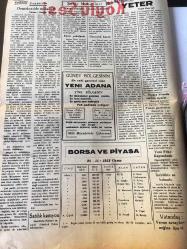 ADANA KÖYLÜ SESİ GAZETESİ YEREL TAŞRA BASINI -29 Kasım 1952  Yıl :1 Sayı :48- Celal Bayar 'a  Atina da Bir Ziyafet  Verildi-Kaşani Irak Hükümetinin  Taleplerini Destekliyor - De Gasperi 'nin  Yunanistan Gezisi -Ürdün de Hükümete karşı  nümayişler -Toros Ceyhan Sümer Milli Mensucat Yarın Karşılaşıyorlar--Demokraside  muhalefet   yazan :Hasan Keskin -Yeter  :Yusuf Ziya Işık --Teminat :Necati E. Kahyaoğlu -