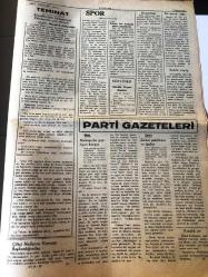 ADANA KÖYLÜ SESİ GAZETESİ YEREL TAŞRA BASINI -29 Kasım 1952  Yıl :1 Sayı :48- Celal Bayar 'a  Atina da Bir Ziyafet  Verildi-Kaşani Irak Hükümetinin  Taleplerini Destekliyor - De Gasperi 'nin  Yunanistan Gezisi -Ürdün de Hükümete karşı  nümayişler -Toros Ceyhan Sümer Milli Mensucat Yarın Karşılaşıyorlar--Demokraside  muhalefet   yazan :Hasan Keskin -Yeter  :Yusuf Ziya Işık --Teminat :Necati E. Kahyaoğlu -
