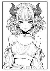 Anime Vampir Kız – Anime Şeytan Kız Boyama Kitabı (2 Kitap)