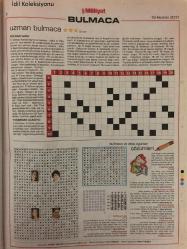 Milliyet Pazar Bulmaca Gazetesi, 19 Haziran 2011, Zeka Oyunları, Kakuro, Sudoku, Güncel Bulmaca, Kolay bulmaca, Uzman Bulmaca, Sözcük Yerleştirmece, Zeka Oyunları, Çapraz Bağlar, Mozaik, Futoshıkı