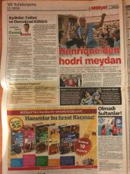 Milliyet Gazetesi , 18 Haziran 2011 , Erçin Sonmez, Mickey Mouse, Hidayet Türkoğlu, Angelina Jolie, Ronaldo, Papandreou, Savo, Samast, Albay Kemal Dinçer, Hakan Akkoç, Hüseyin Çelik, Deniz Baykal, Onder Sav, Sulley Muntari, Mehmet Çiftçi, Ünal Aysal, Reyes, Forlan, Ujfalusi, Miguel Angel Gil, Perez Caminero, Mariano Aguilar, Bayram Tutumlu, Daniel Bolotnicoff, Halil Ünal, Sezer Öztürk, Aziz Yıldırım, Emre Belözoğlu, Ahmet Bulut, Ekrem Okumuş, Kağan Sözlemezgiller, Joseph Yobo, Ali Koç, Turhan Sabun