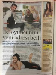 Milliyet Televizyon Gazetesi , 18 Haziran - 24 Haziran 2011 , Cansu Dere, Başak Atabay, Caner Cindoruk, Nazlı Tolga, Bezmen'in Dizisi ve Cansu Dere, 