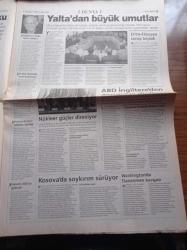 Yeni Şafak Gazetesi - 6 Haziran 1998 - Ahmet Taşgetiren - Ömer Çelik - Haluk Levent - Bakü Ceyhan Boru Hattında Şok - Meral Akşener'den İstanbul Dükalığına Tepki - Recep Tayyip Erdoğan - Eşber Yağmurdereli - İstanbul Üniversitesi Rektörü Kemal Alemdaroğlu'na İstifa Çağrısı - Cemil Çiçek - Prenses Diana İçin Eylem - Aziz Yıldırım - Aydınlar Nureddin Şirin'e Özgürlük İstedi