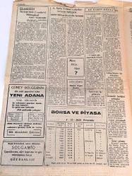 ADANA KÖYLÜ SESİ GAZETESİ YEREL TAŞRA BASINI --5 Aralık 1952 Yıl :1 Sayı :53- A.Emin Yalman  'a yapılan tecavüz hakkında  Adalet Bakanı Beyanatta Bulundu -- Fransa 'ya ihraç  edilecek  mallar - İşletmeler  Bakanı S. Yırcalı - Komünist  Çin Rus Münasebeti  -  Ceyhan 'ı  tehdit eden  top mermileri  -- Türkiye nin Şam Elçisi --Türkiye  de ki Komünist  Mektepleri --Krizlerin  sebepleri  ve önlenme  çareleri   yazan : Seyfettin  Önen -Kore de şiddetli savaşlar devam ediyor  Ali  Aktan --Doktor :Haşim Altınok --