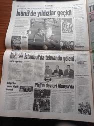 Yeni Şafak Gazetesi - 9 Eylül 1998 -  Nazlı Ilıcak - İsmet Özel - Ahmet Davutoğlu - Necip Fazıl Kısakürek - Başörtüsü Krizi Derinleşiyor - Fazilet Partili Abdullah Gül'ün Eşi De Yasağa Takıldı -  Necmettin Erbakan Yargı Önünde - Mesut Yılmaz'a İrticai Şapka - Dışişleri Bakanı İsmail Cem İpek Yolu Türkiye'siz Olmaz