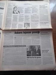Yeni Şafak Gazetesi - 20  Haziran 1998 - Ahmet Taşgetiren - Nazlı Ilıcak - Ömer Çelik - Kağıthane Sadabat Güreş Turnuvası Tanıtımı - ABD Alaattin Çakıcı'nın Adresini Verdi -   Gençlik İrticaya Karşı - Recep Tayyip Erdoğan Ve Recai Kutan İki Ayrı Koldan - Kıbrıs'ta Sıcak Saatler