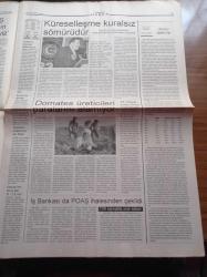 Evrensel Gazetesi - 24 Ekim 1998 - Bu Çete O Çete Mi - Yeşil Kod Adlı Mahmut Yıldırım - JİTEM - Veli Küçük - Ülkede Gündeme Bir Ay Kapatma Cezası - Başbağlar Sanıklarının Beraati Onandı - Abdullah Öcalan'a Yönelik Suikast Girişimini Protesto İçin 6 Tutuklu Daha Kendini Yaktı - Ülkücüler Kıbrıs'ta Adam Kaçırdı - Öz Yükseller'de Direniş Çadırı Kuruldu