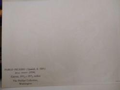 SANAT KARTPOSTALI-PABLO PICASSO'NUN BOĞA GÜREŞİ(1934) RESMİ,ARKASINA YAZILMAMIŞ,RENKLİ, 11 X 15 CM EBADINDA