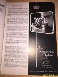 Photo Magazine : Juni 1954- München - Almanca Dergi (Buch und Photo - Man schreibt uns - Für den Filmfreund - Photo Spiegel - Kamera Blindheit - Berichte - Zwei Farbbilder - Armes Herz am Scheideweg - Idee und Photo - Wenn der Groschen fallt - Zehn Stunden vor zehn - Ein Trick der Natur - Ungewöhnliche Formate - Die Ausschnitt Vergröberung - Photos im Süden - Der Amateur von Rochester - 60 Jahre Gevaert - Das Standort Atelier - Es ging um Tulpen - Photobericht aus Australien ) Hafif Yıpranma ve Kesilmiş Kısımlar Mevcut