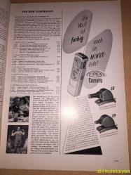 Photo Magazine : Juni 1954- München - Almanca Dergi (Buch und Photo - Man schreibt uns - Für den Filmfreund - Photo Spiegel - Kamera Blindheit - Berichte - Zwei Farbbilder - Armes Herz am Scheideweg - Idee und Photo - Wenn der Groschen fallt - Zehn Stunden vor zehn - Ein Trick der Natur - Ungewöhnliche Formate - Die Ausschnitt Vergröberung - Photos im Süden - Der Amateur von Rochester - 60 Jahre Gevaert - Das Standort Atelier - Es ging um Tulpen - Photobericht aus Australien ) Hafif Yıpranma ve Kesilmiş Kısımlar Mevcut