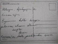 ŞEHİR KARTPOSTALI-ABD/CHOCAGO MICHIGAN AVE VE SU KULESİ GECE GÖRÜNTÜSÜ,ARKASINA YAZILMIŞ,RENKLİ, 12 X 16 CM EBADINDA - 1950'LER, 1960'LAR, 1970'LER, 1980'LER