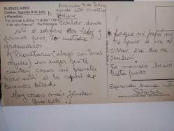 ŞEHİR KARTPOSTALI-BUENOS AIRES/CABILDO ŞEHİR GÜZELLİKLERİNİN GÖRÜNTÜSÜ,ARKASINA YAZILMIŞ,RENKLİ, 10 X 18 CM EBADINDA - 1950'LER, 1960'LAR, 1970'LER, 1980'LER