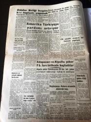 ANKARA POLATLI  POSTASI  GAZETESİ YEREL TAŞRA BASINI  YEREL TAŞRA BASINI---25 Temmuz 1958  Yıl :2 Sayı :502- Kıbrıs 'ta  yapılan son tevkifler avam  kamarasında  görüşüldü --12  yaşındaki  bir Türk  kızı daha  öldürüldü -- Kruşçef 'in  cevabı  Birleşmiş Milletlerde heyecan  yarattı   Amerikan  heyetinin  başkanı H.Cabaot Lodge  Heyete  Zenci  Bir Kadın  Da Var --Kırıkkale  de bu kez  tuz sıkıntısı  mı?-Odalar Birliği Bugün Bir Toplantı Yapacak -- Amerika Türkiye 'ye yardım  artırıyor - Adapazarı  ve Alpullu  şeker Fb  ları istihsale  başladılar --150 yataklı modern bir  hastane yapılıyor - Avrupa iktisadi işbirliği teşkilatı nasıl doğdu  nasıl gelişti ?-Gazetecilere  vize  vermeme  hadisesi -  Abdül Kerim Kasım 'ın Beyanatı