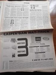 Sabah Gazetesi - 3 Ağustos 1998 - ANAP Affa Hayır Dedi - Bülent Ecevit - İsmail Cem'e Büyük Övgü - Devlet Düşmanını Maaşa Bağladı - Leyla Zana - Hatip Dicle - Deniz Baykal - Sezen Aksu'nun İlham Perisi Cem Baba - Yüksek Askeri Şura'da Karar Günleri - TSYD Kupası Galatasaray'ın