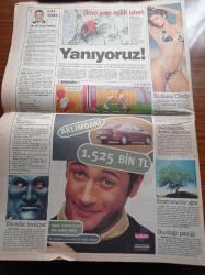 Sabah Gazetesi - 3 Ağustos 1998 - ANAP Affa Hayır Dedi - Bülent Ecevit - İsmail Cem'e Büyük Övgü - Devlet Düşmanını Maaşa Bağladı - Leyla Zana - Hatip Dicle - Deniz Baykal - Sezen Aksu'nun İlham Perisi Cem Baba - Yüksek Askeri Şura'da Karar Günleri - TSYD Kupası Galatasaray'ın