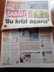Sabah Gazetesi - 2 Eylül 1998 - Başbakan Mesut Yılmaz Bu Krizi Aşarız - Alparslan Türkeş'in Fırtınalı Yılları Yazı Dizisi - Türk Sineması Osman Fahir Seden'i Kaybetti - Fazilet Partili Milletvekillerine Tesettürlü Mayo - Çillerler'e Şok - Fazilet Partisi Lideri Recai Kutan'dan Ateşkes Çağrısı - Nuri Vedat Ergin Kardeşler - A Milli Takım Teknik Direktörü Mustafa Denizli Tek Rakibimiz Almanya