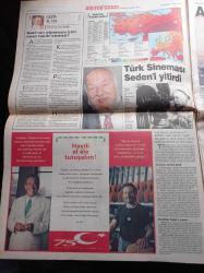Sabah Gazetesi - 2 Eylül 1998 - Başbakan Mesut Yılmaz Bu Krizi Aşarız - Alparslan Türkeş'in Fırtınalı Yılları Yazı Dizisi - Türk Sineması Osman Fahir Seden'i Kaybetti - Fazilet Partili Milletvekillerine Tesettürlü Mayo - Çillerler'e Şok - Fazilet Partisi Lideri Recai Kutan'dan Ateşkes Çağrısı - Nuri Vedat Ergin Kardeşler - A Milli Takım Teknik Direktörü Mustafa Denizli Tek Rakibimiz Almanya