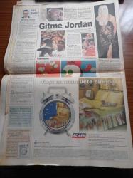 Sabah Gazetesi - 16 Haziran 1998 - Gitme Michael Jordan - Gazi'ye Süleyman Demirel Affı - Rumlar'a Gözdağı - Rusya'dan Füze Rampası Yükleyen Bir Gemiye Daha Boğazlarda Baskın Yapıldı Ve Arandı - Rampa Taşıyan Nataşa'ya Suçüstü - Titan Saadet Zinciri Türkiye Direktörü Kenan Şeranoğlu'na 25 Yıl Hapis - ANAP''ta İrtica Paketi Harekatı - Başbakan Mesut Yılmaz - Deniz Baykal