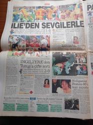 Sabah Gazetesi - 16 Haziran 1998 - Gitme Michael Jordan - Gazi'ye Süleyman Demirel Affı - Rumlar'a Gözdağı - Rusya'dan Füze Rampası Yükleyen Bir Gemiye Daha Boğazlarda Baskın Yapıldı Ve Arandı - Rampa Taşıyan Nataşa'ya Suçüstü - Titan Saadet Zinciri Türkiye Direktörü Kenan Şeranoğlu'na 25 Yıl Hapis - ANAP''ta İrtica Paketi Harekatı - Başbakan Mesut Yılmaz - Deniz Baykal