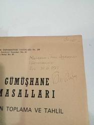 GÜMÜŞHANE MASALLARI METİN TOPLAMA VE TAHLİL -İMZALI İTHAFLI-