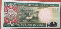 MORITANYA.500 OUGUIYA 2013 ÇİL.KAĞIT   PARA