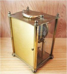 ALMAN HaLLeR PİRİNÇ ŞöMiNe-KoNSoL SAATİ.......DÖNER SARKAÇLI