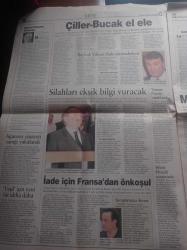 Radikal Gazetesi - 7 Kasım 1998 - Abdullah Çatlı Sarı Avni Bağlantısı - Abdi İpekçi'nin Kızı Nükhet İpekçi Zaman Katillerinin Katilliğini Azaltmaz - Türbanla Karışık YÖK Protestosu - Deniz Gezmiş Olmak Çok Zor - Hakkı Yaman Namlı - Rize Çamlıhemşin Fırtına Vadisine Santral Planı