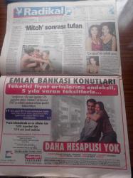 Radikal Gazetesi - 7 Kasım 1998 - Abdullah Çatlı Sarı Avni Bağlantısı - Abdi İpekçi'nin Kızı Nükhet İpekçi Zaman Katillerinin Katilliğini Azaltmaz - Türbanla Karışık YÖK Protestosu - Deniz Gezmiş Olmak Çok Zor - Hakkı Yaman Namlı - Rize Çamlıhemşin Fırtına Vadisine Santral Planı